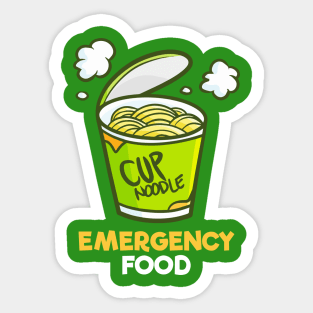 Emergency Food - Cup Noodle Sticker